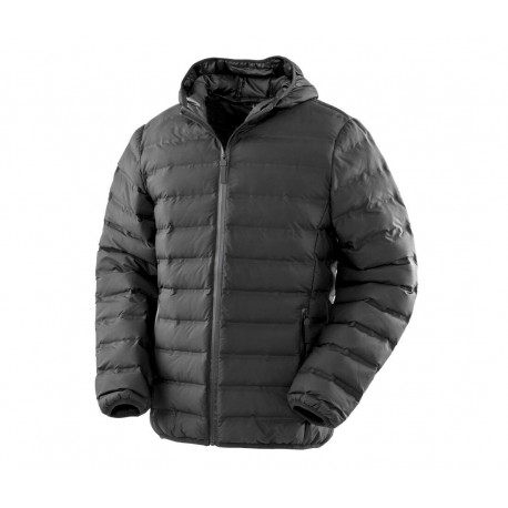 Long manteau matelassé sans couture vierge ou avec votre logo