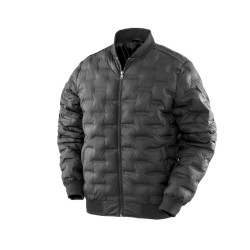 Veste bomber matelassée sans couture vierge ou à personnaliser