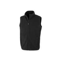 Bodywarmer polaire en polyester recyclé vierge ou avec votre logo