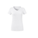 T-shirt organique col V femme vierge ou à personnaliser - Express et pas cher
