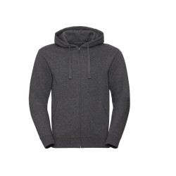 Sweat capuche zippé & chiné homme personnalisé