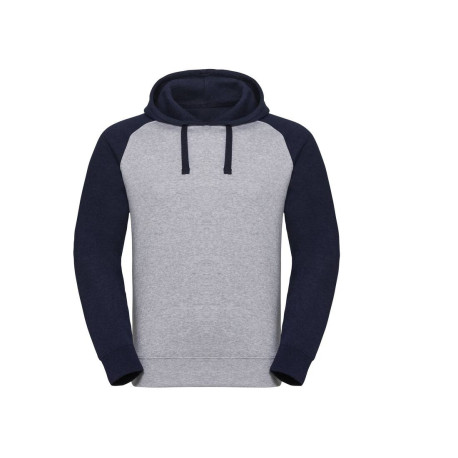 Sweat capuche baseball vierge ou à personnaliser