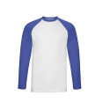 Tee-shirt baseball manches longues vierge ou à personnaliser - Express et pas cher