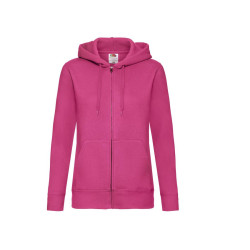 Sweat capuche grand zip femme vierge ou à personnaliser