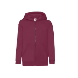 Sweat capuche grand zip enfant vierge ou à personnaliser