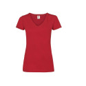 Tee-shirt col V femme valueweight vierge ou à personnaliser - Express et pas cher