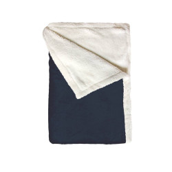 Plaid Polaire Sherpa vierge ou à personnaliser - Express et pas cher
