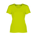 Tee-shirt respirant femme sans étiquette de marque vierge ou à pe
