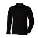 Polo homme stretch manches longues vierge ou à personnaliser