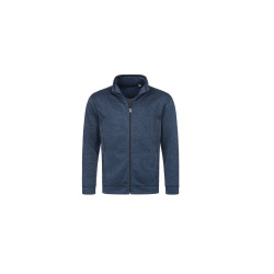 Veste polaire tricotée homme vierge ou à personnaliser