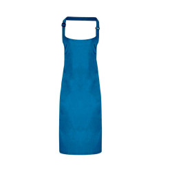 Tablier à bavette polycoton vierge ou avec votre logo