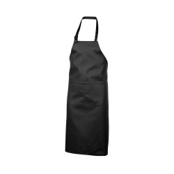 Tablier à bavette polycoton avec poche vierge ou avec votre logo