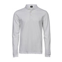Polo stretch manches longues homme vierge ou à personnaliser