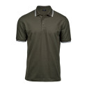 Polo homme col et manches contrastés vierge ou à personnaliser