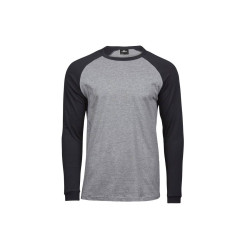 T-shirt baseball manches longues vierge ou à personnaliser - Express et pas cher