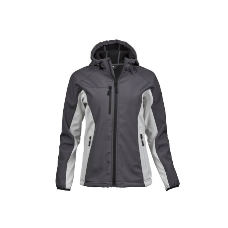 Veste Softshell à capuche femme vierge ou à personnaliser