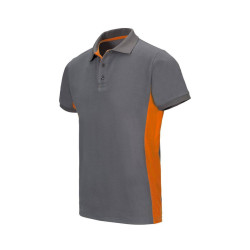 Polo Bicolore Manches Courtes vierge ou à personnaliser