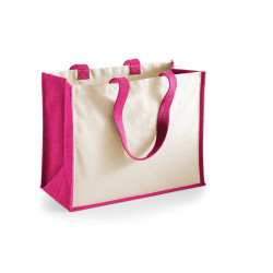 Sac shopping en toile de jute vierge ou à personnaliser - Express et pas cher