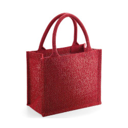 Mini sac cadeau scintillant vierge ou avec votre logo