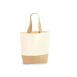 Sac shopper coton/toile de jute vierge ou à personnaliser - Express et pas cher