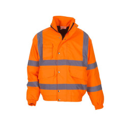 Veste bomber haute visibilité vierge ou à personnaliser - Express et pas cher