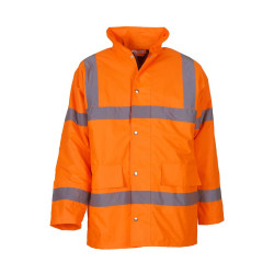 Parka matelassée haute visibilité vierge ou avec votre logo