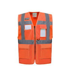 Gilet haute visibilité maille filet vierge ou à personnaliser